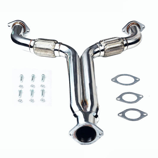 Exhaust Downpipe Y Pipe Fit for 2003-2009 Nissan 350Z 3.5L