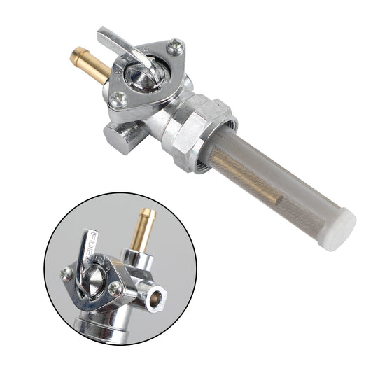 Petcock Fuel Valve Straight Outlet 22mm fit for Dyna Super Glide Electra Glide