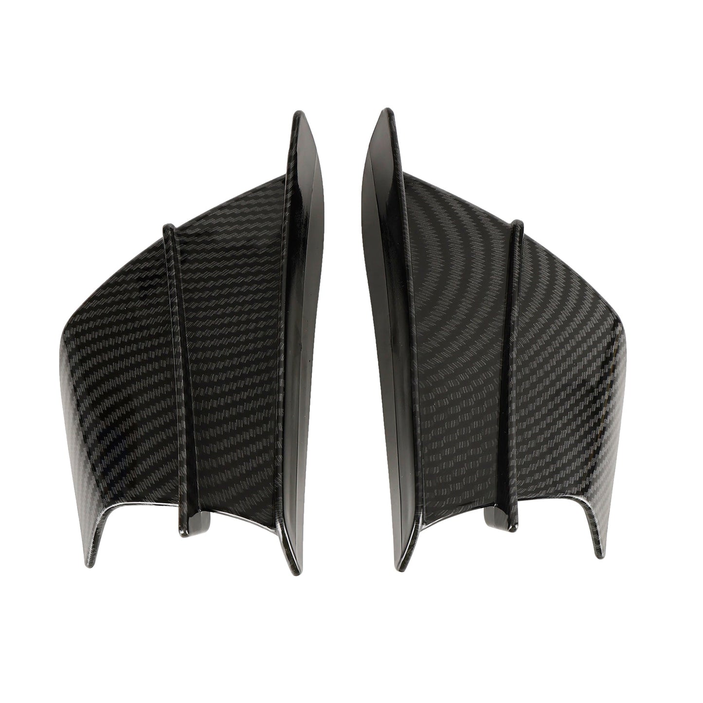 Winglet Wind Fin Aerodynamic Kit Spoiler Trim Cover For Motorcycle Universal