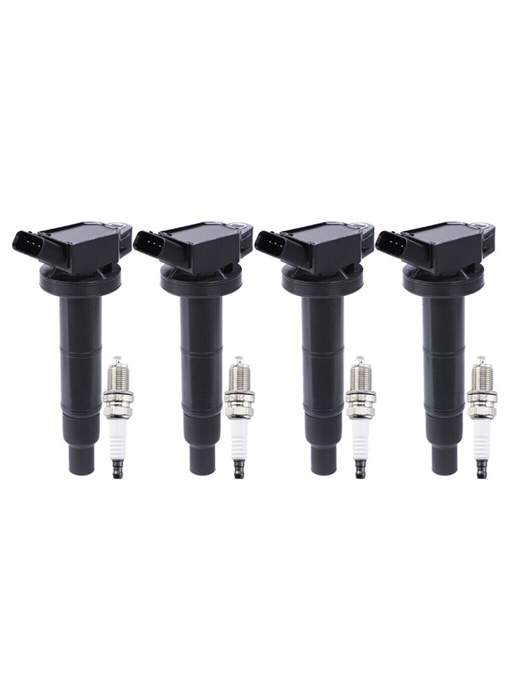 2010-2012 Lexus HS250H L4 2.4L 4PCS Ignition Coil+Spark Plug UF333 UF494 C1330 90919-02244