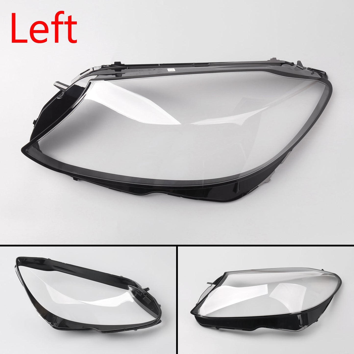 15-18 Benz W205 C180 C200 C300 Left Side Headlight Cover Headlamp Lens Lenses