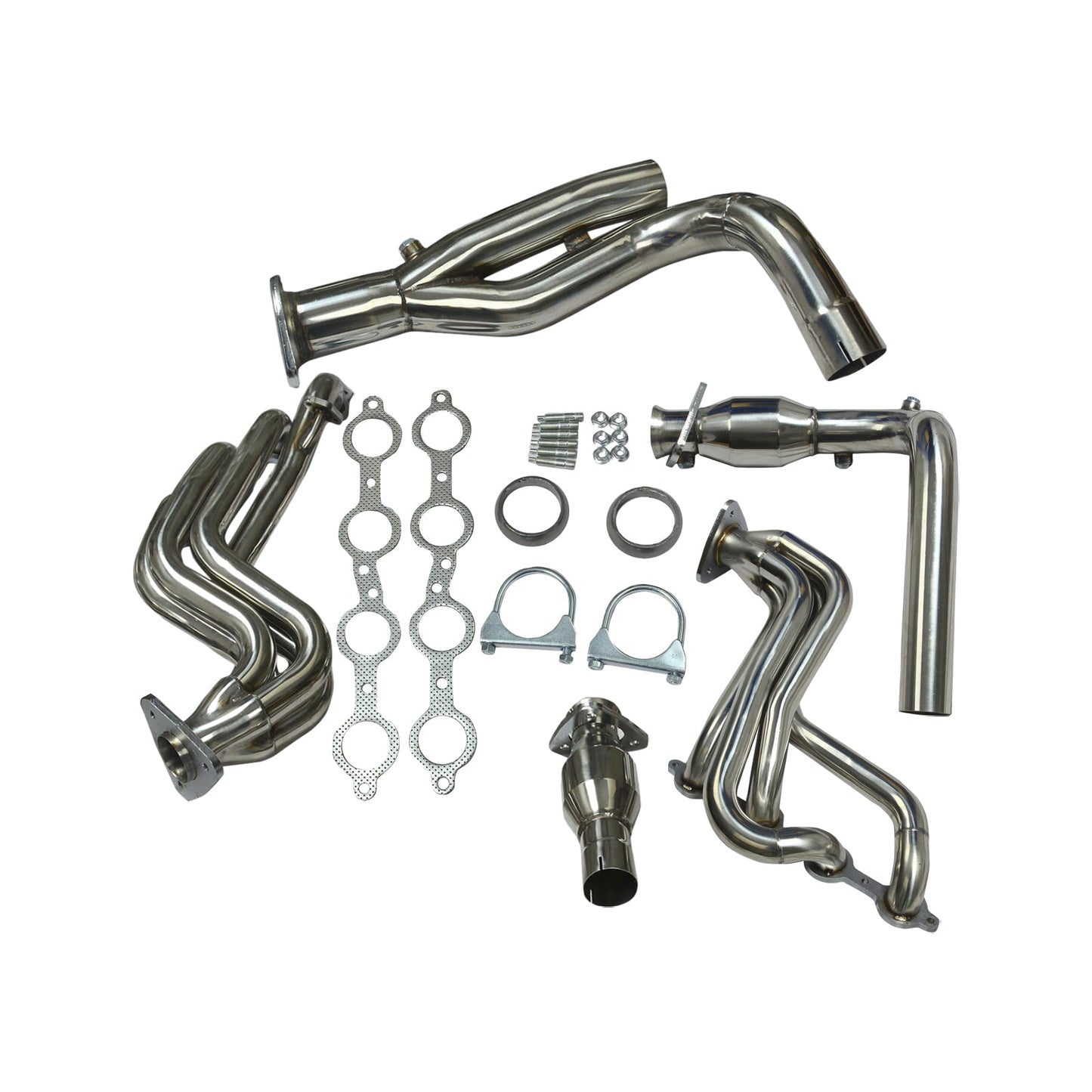 2000-2004 GMC Yukon XL 1500 Stainless Manifold Header Exhaust V8 Engine W/Y-Pipe