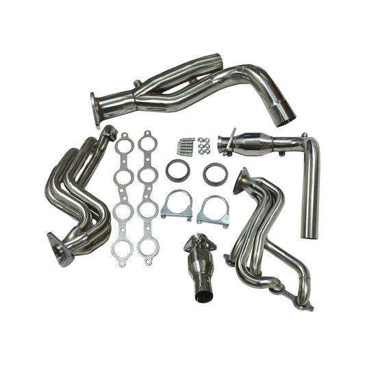 2000-2004 Chevrolet Suburban 1500 Stainless Manifold Header Exhaust GMT800 V8 Engine W/Y-Pipe