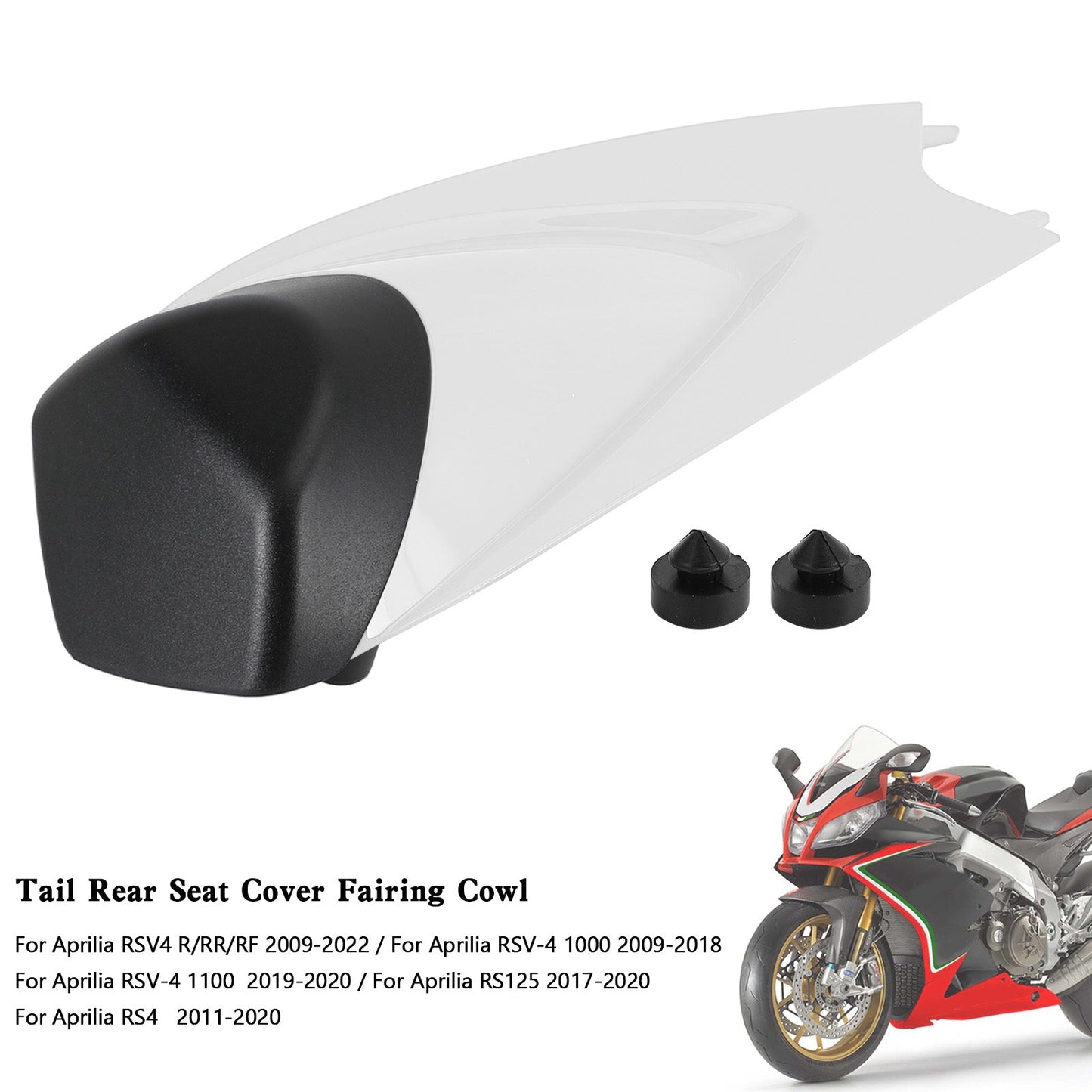 Rear Seat Cover Fairing Cowl for Aprilia RS125 RS4 RSV4 1000 2009-2022