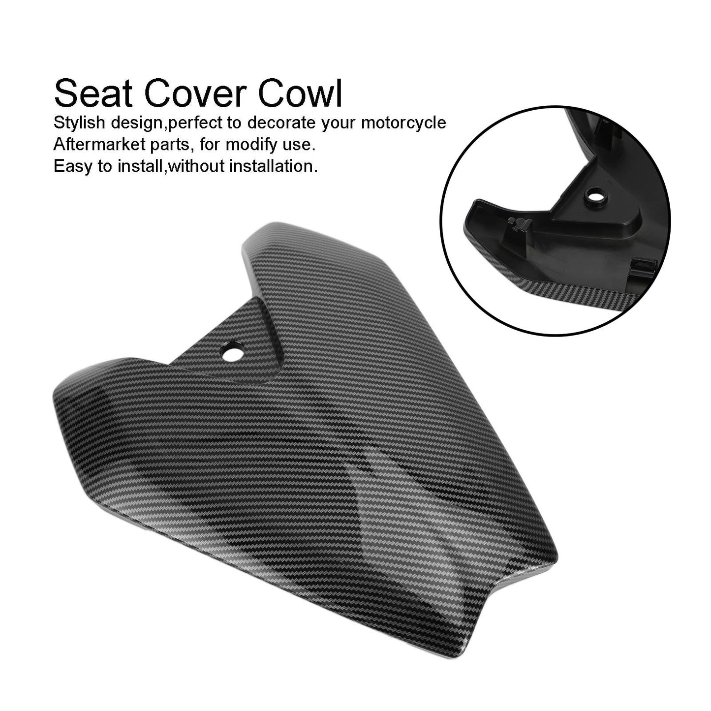 Motorcycle Rear Seat Fairing Cover Cowl for Kawasaki Z1000 2014-2022