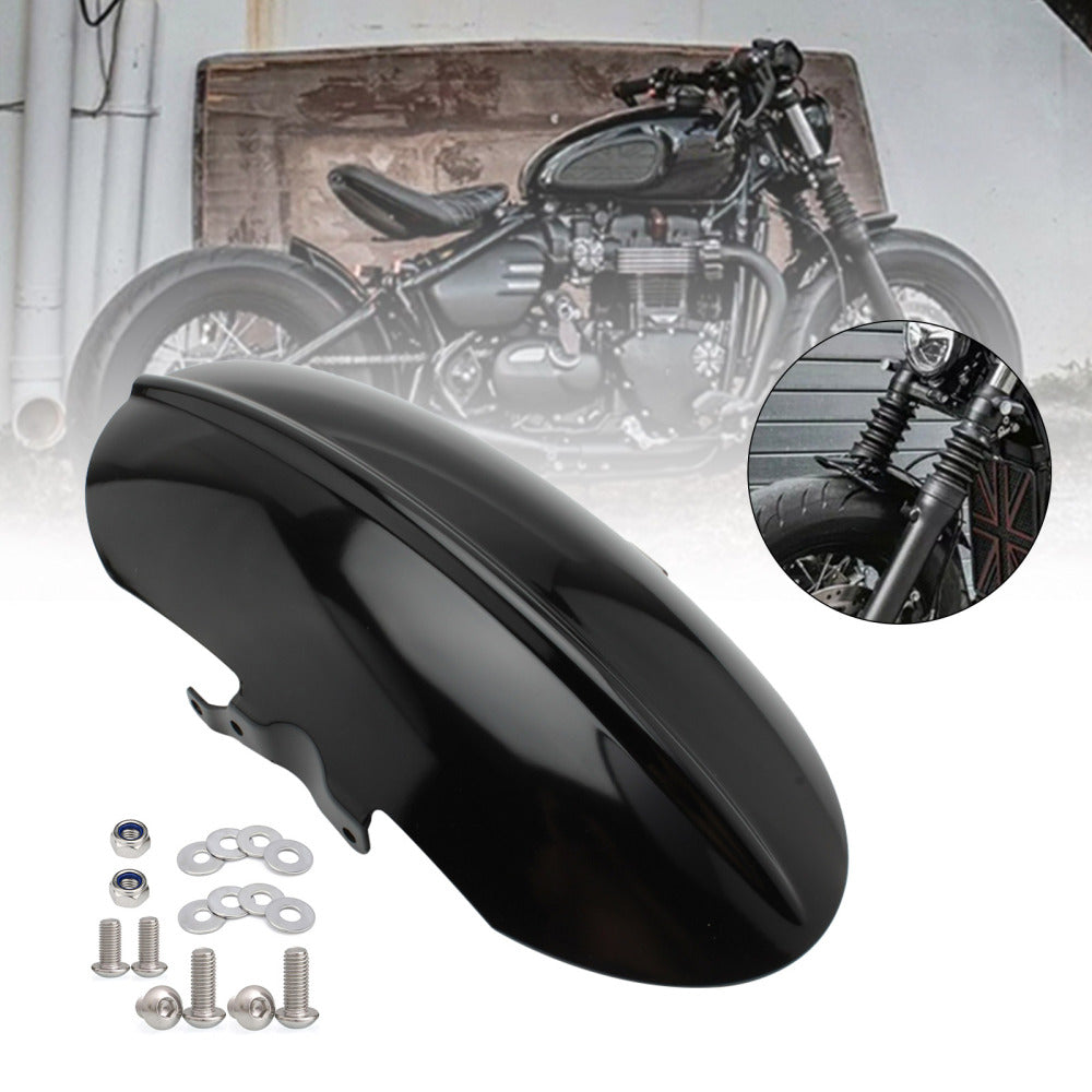 Short Front Mudguard Fit For Bonneville Speedmaster Bobber Black 1200 2018-2021