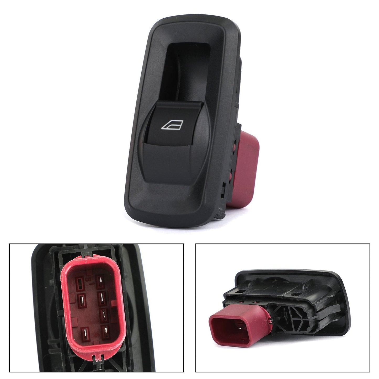 Electric Window Control Switch 6P Fits For Ford Fiesta VI 1.25 1.4 1.6 TDCi 2008-On