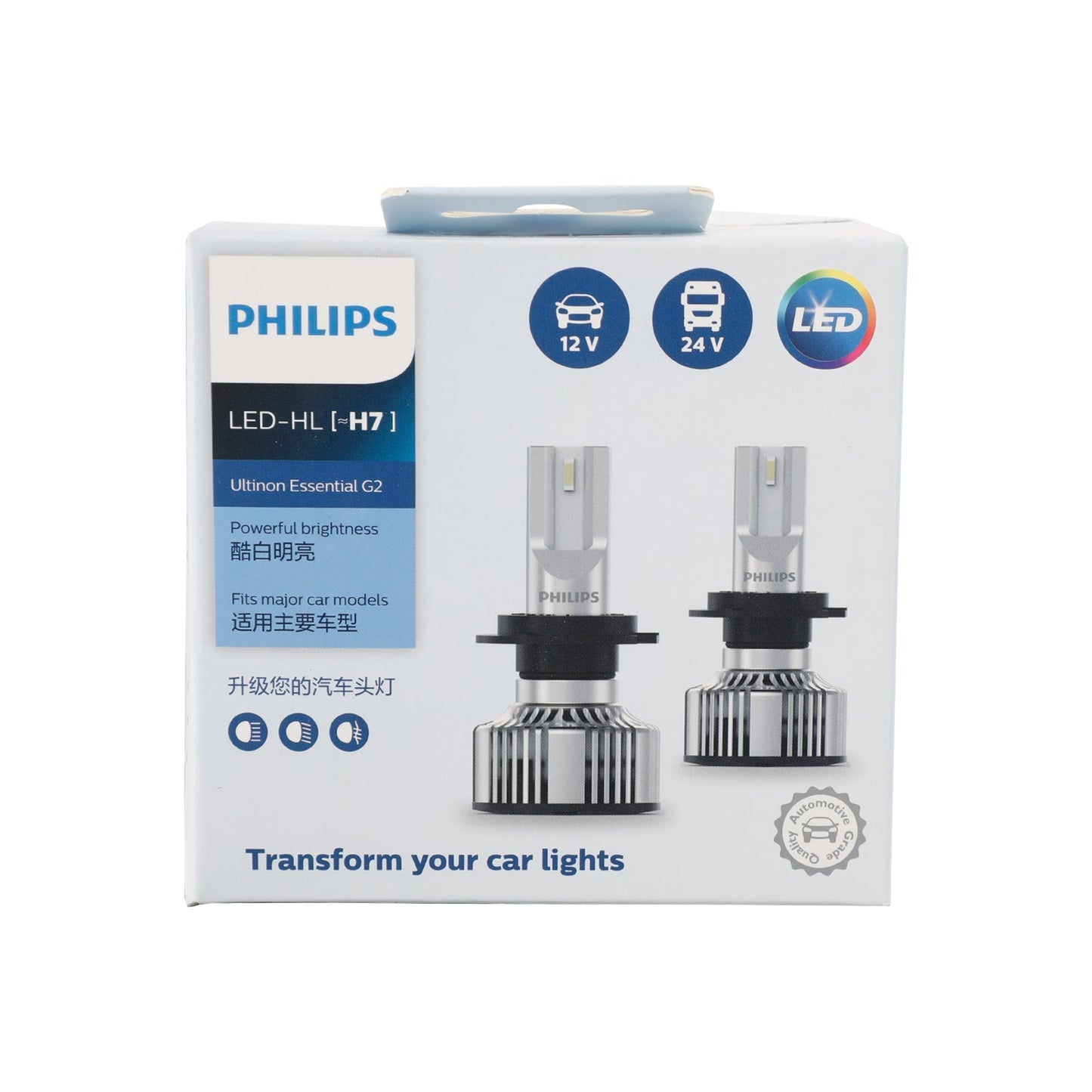 Philips Ultinon Essential G2 LED Headlight H7 20W PX26D 6500K 11972UE2