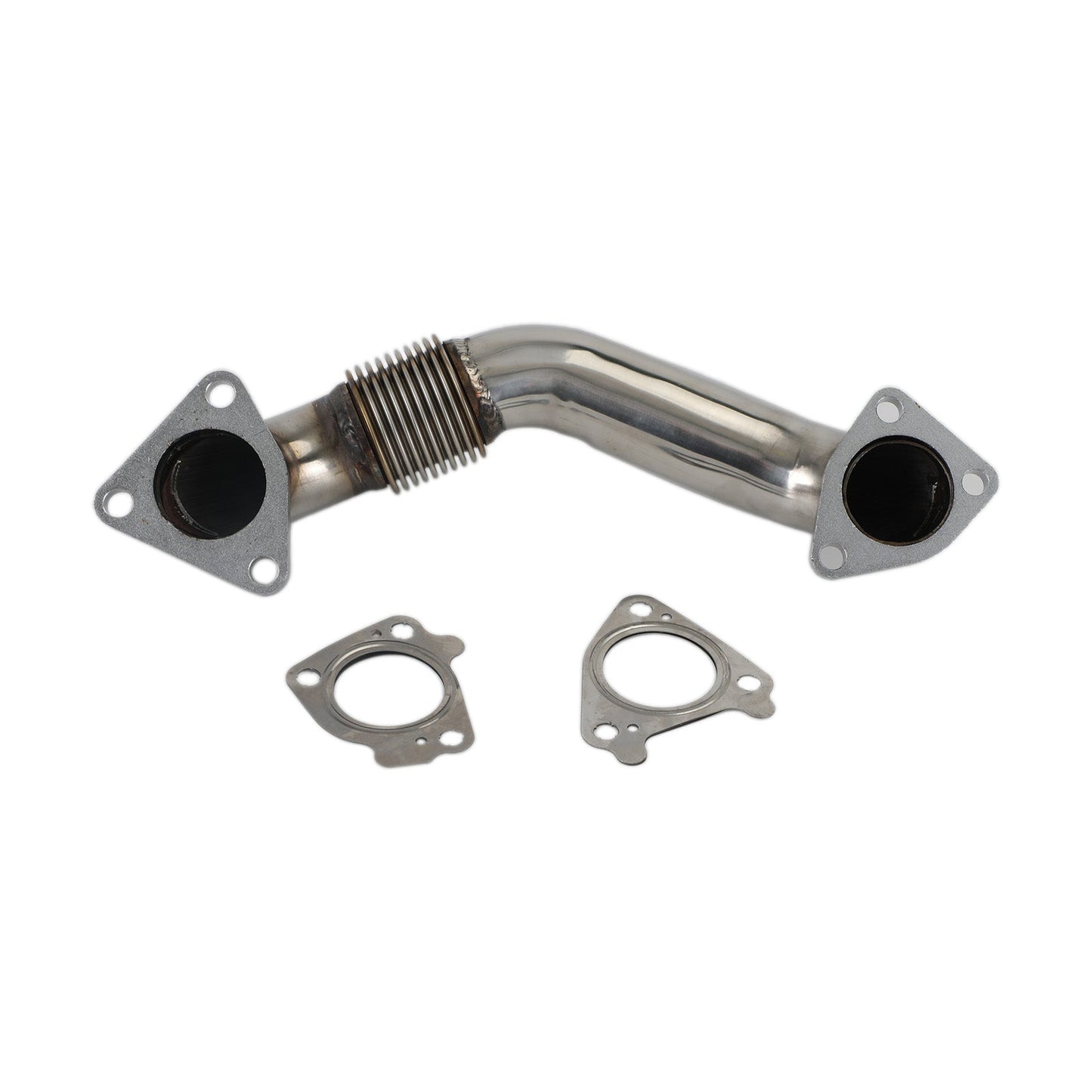 2001-2016 GM 6.6L Duramax Diesel Duramax Passenger Side Exhaust Manifold Up-Pipe w/ Gaskets Champoo