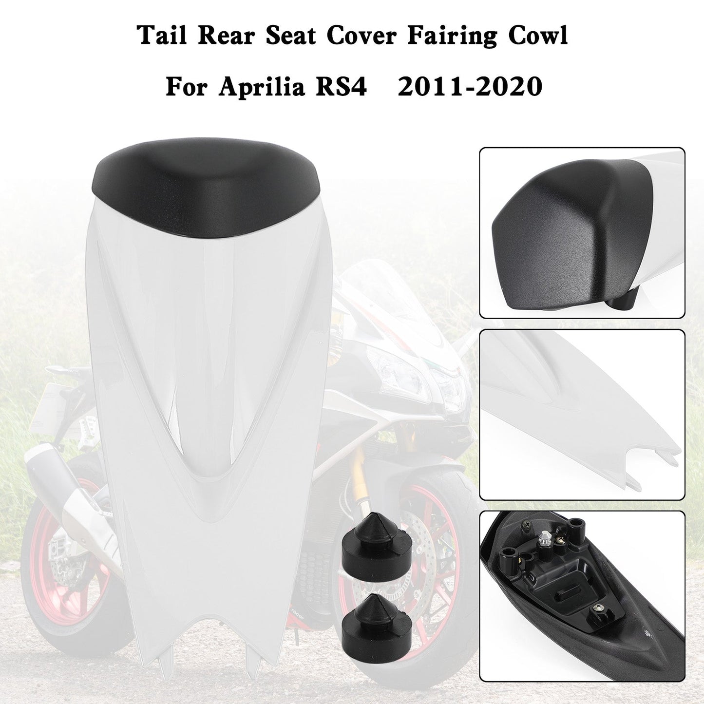 Rear Seat Cover Fairing Cowl for Aprilia RS125 RS4 RSV4 1000 2009-2022