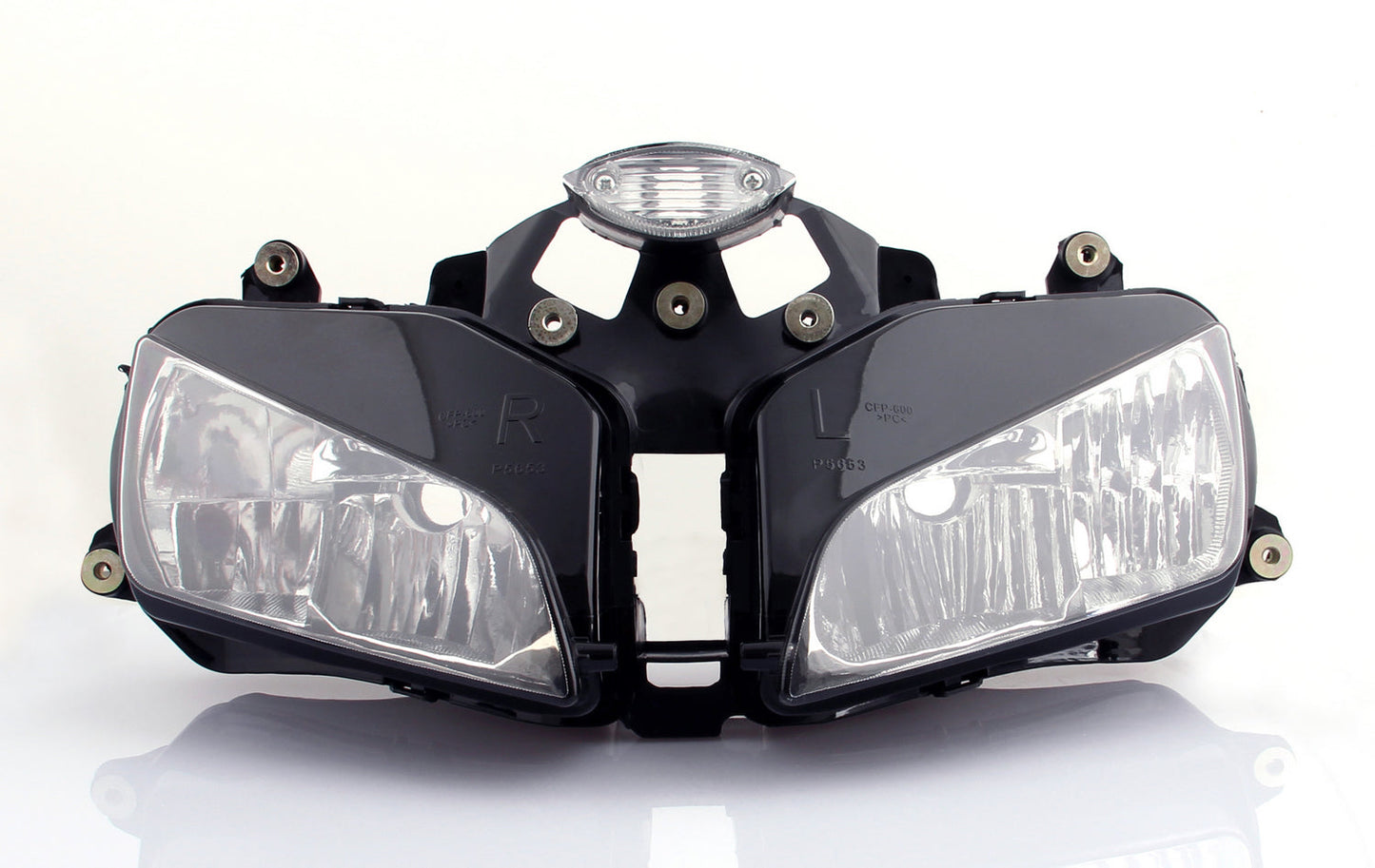 Front Headlight Grille Headlamp Led Protector Clear For Honda CBR600RR 03-06