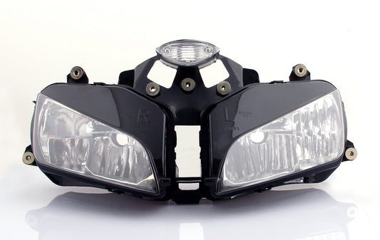 Front Headlight Grille Headlamp Led Protector Clear For Honda CBR600RR 03-06