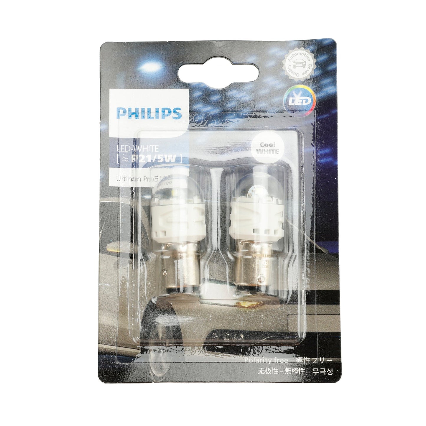 For Philips 11499CU31B2 Ultinon Pro3100 LED-WHITE P21/5W 6000K BAY15d