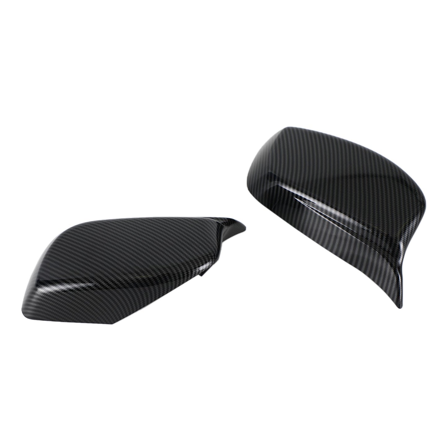 2004-2007 BMW E60 5 Series 2x Carbon Rear View Side Mirror Cover Caps