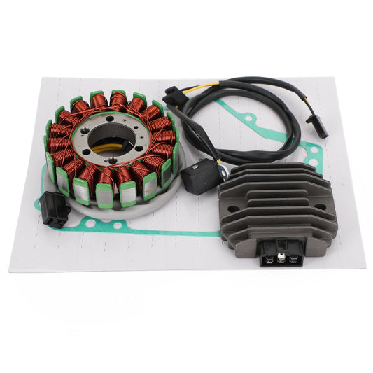 Magneto Coil Stator + Voltage Regulator + Gasket Assy For Kawasaki Ninja 250 EX 250 2008-2012 Champoo