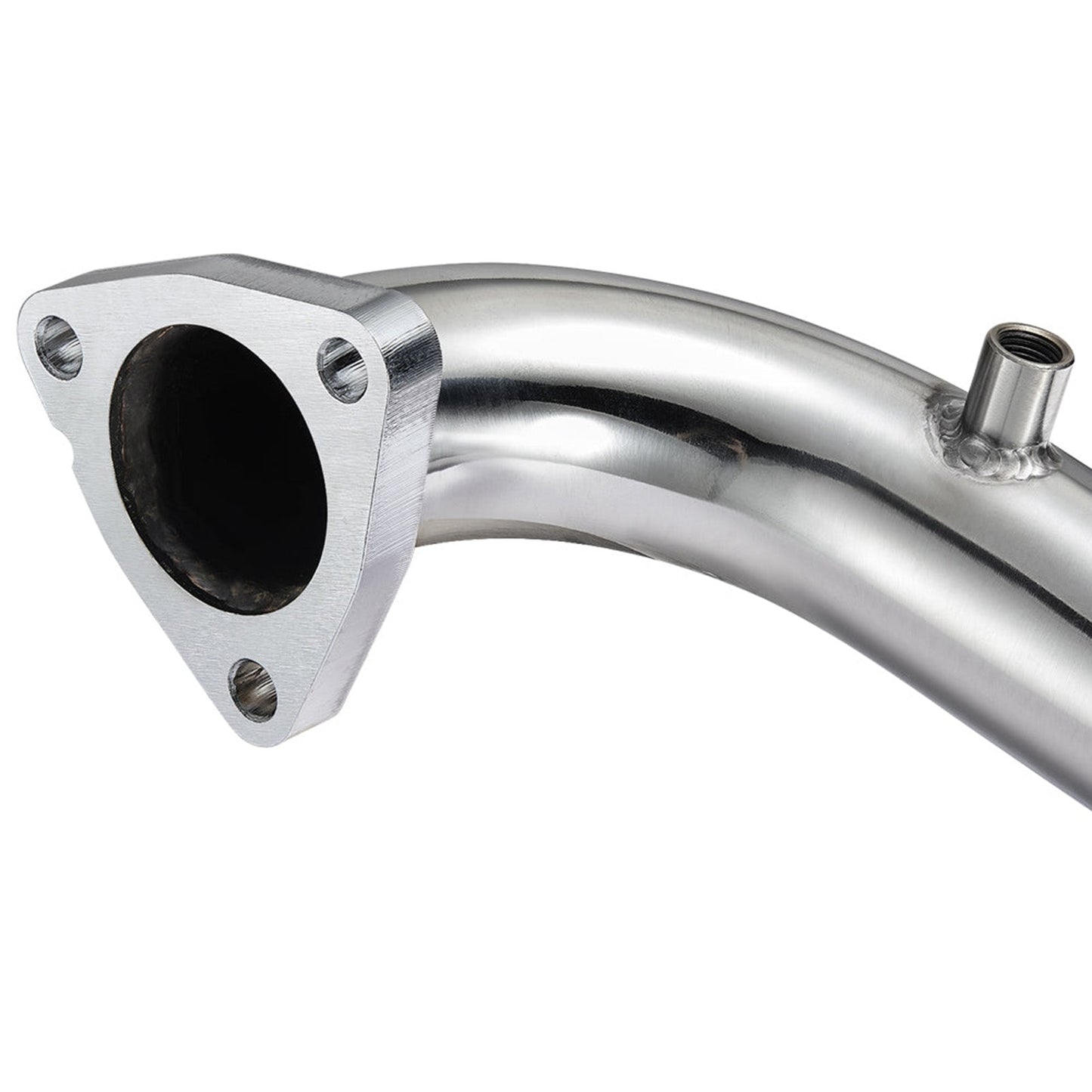 2008-2010 Ford 6.4L Powerstroke Diesel Exhaust Up-Pipe Heavy Duty Polished NO EGR