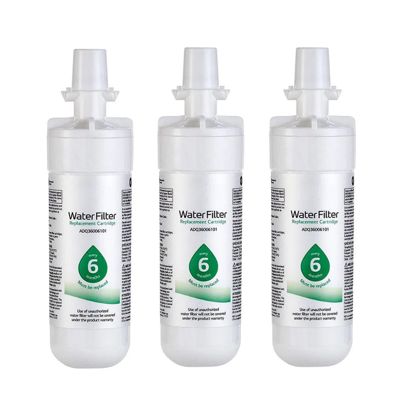 3Pack LG LT700P RefrigeratorsWater Filter Replacement ADQ36006101