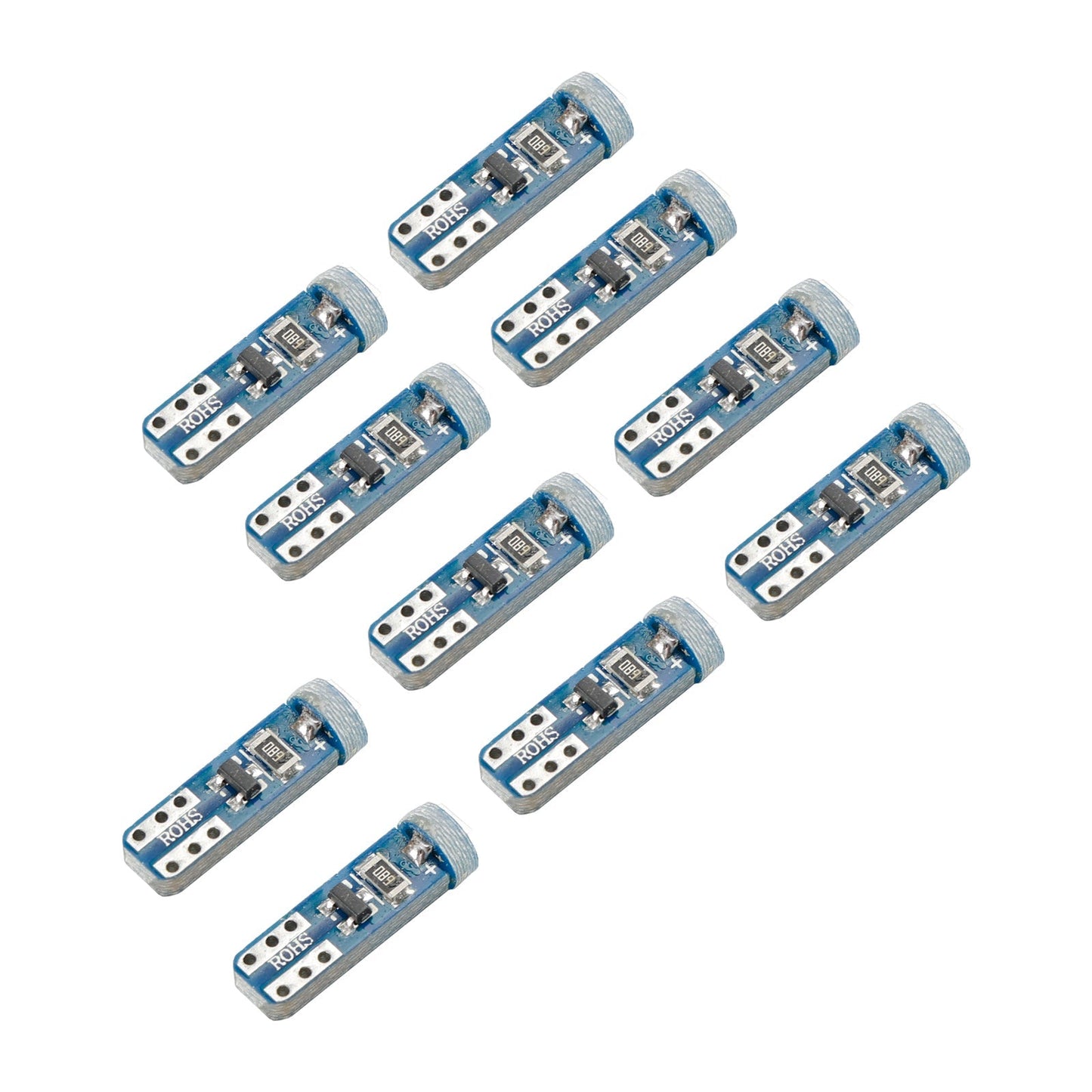 10X For HELLA LED Retrofit 2721W Wedge T5 12V 1W W2X4.6D 6000K