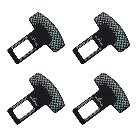 4-Pack Car Seat Belt Alarm Silencer Buckles Clips Universal Fit for All Model