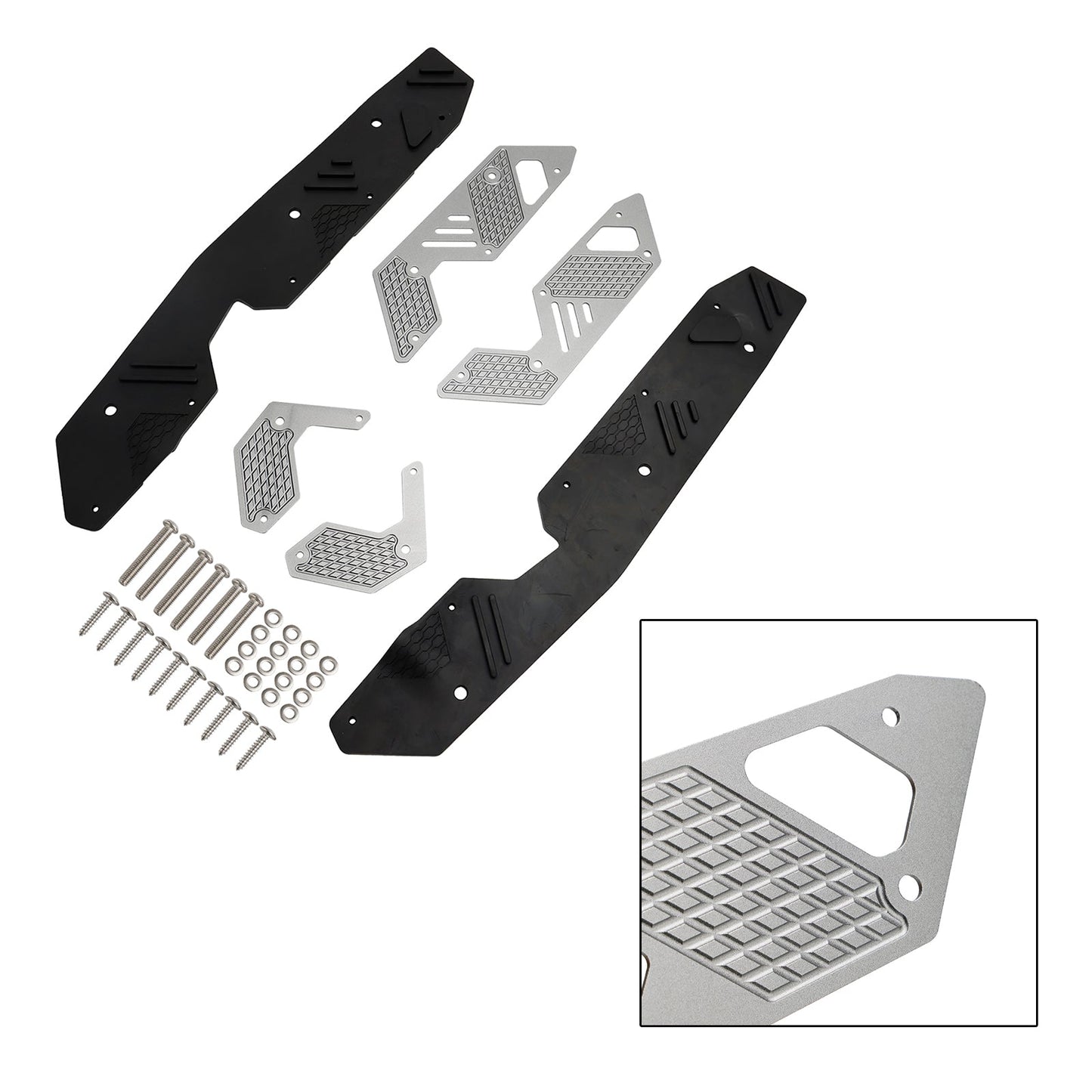 Footrest Foot Pegs Pedal Footboard Plate Guard fit for HONDA ADV160 2022-2023