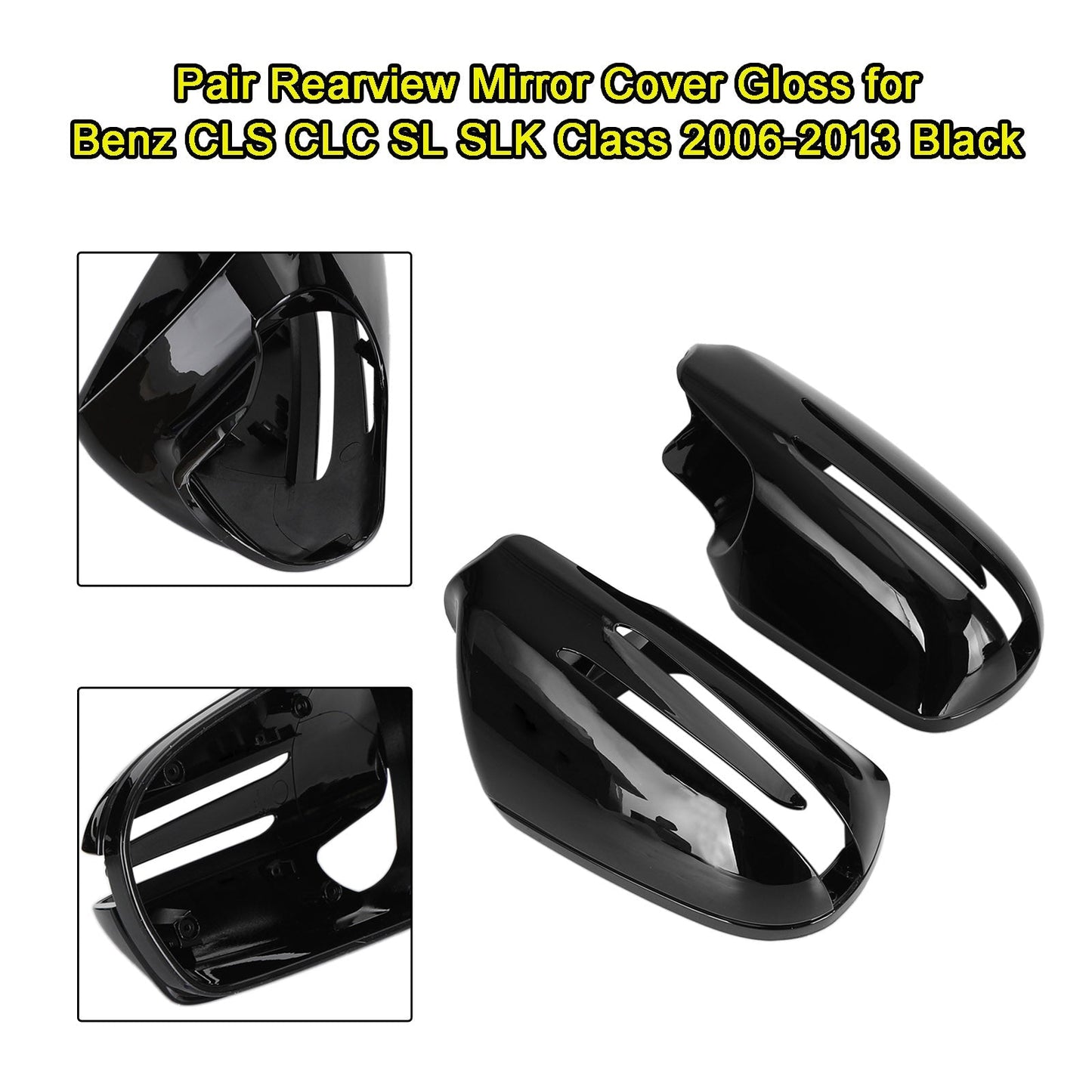 09-11 BENZ CLS-Class W219 Facelift Rearview Mirror Cover Gloss Black 1718100364 1718100564