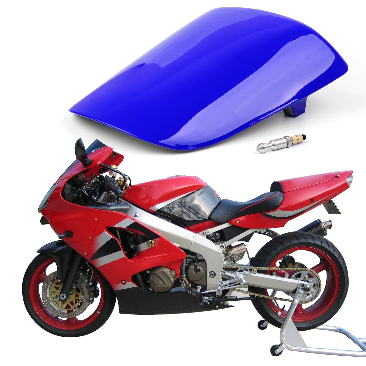 Rear Seat Cover Cowl For Kawasaki ZX6R 2000-2002