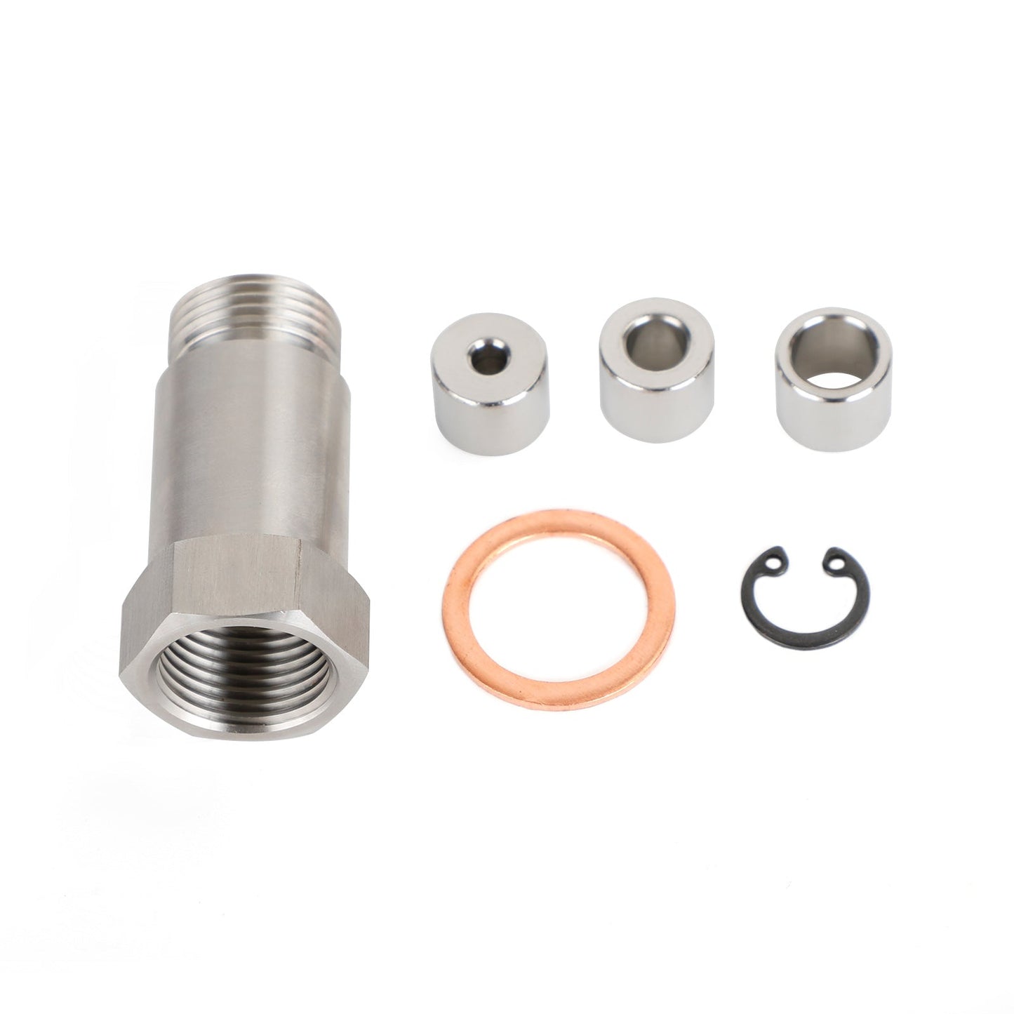 45MM M18X1.5 O2 Spacers Adapter Kit Universal Exhaust Oxygen Extender Spacer W/Gasket