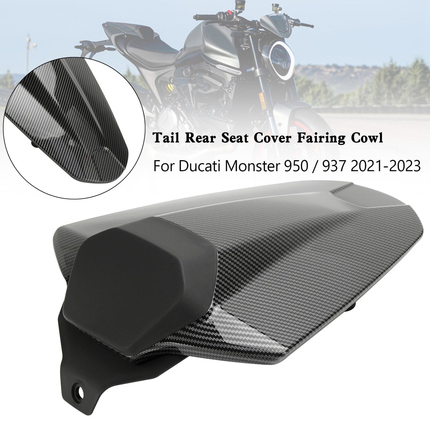 2021-2023 Ducati Monster 950 937 Tail Rear Seat Cover Fairing Cowl