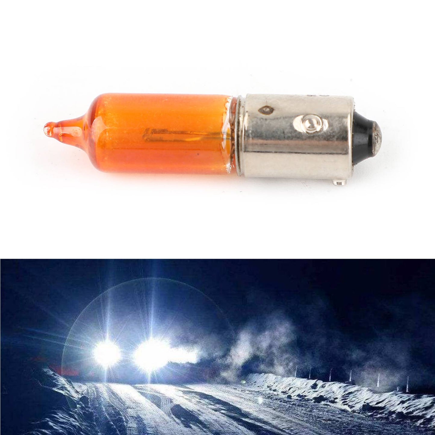 Philips 12146 Hy21W 12V 21W Turn Signal Halogen Light Lamp Bulb Amber Baw9S