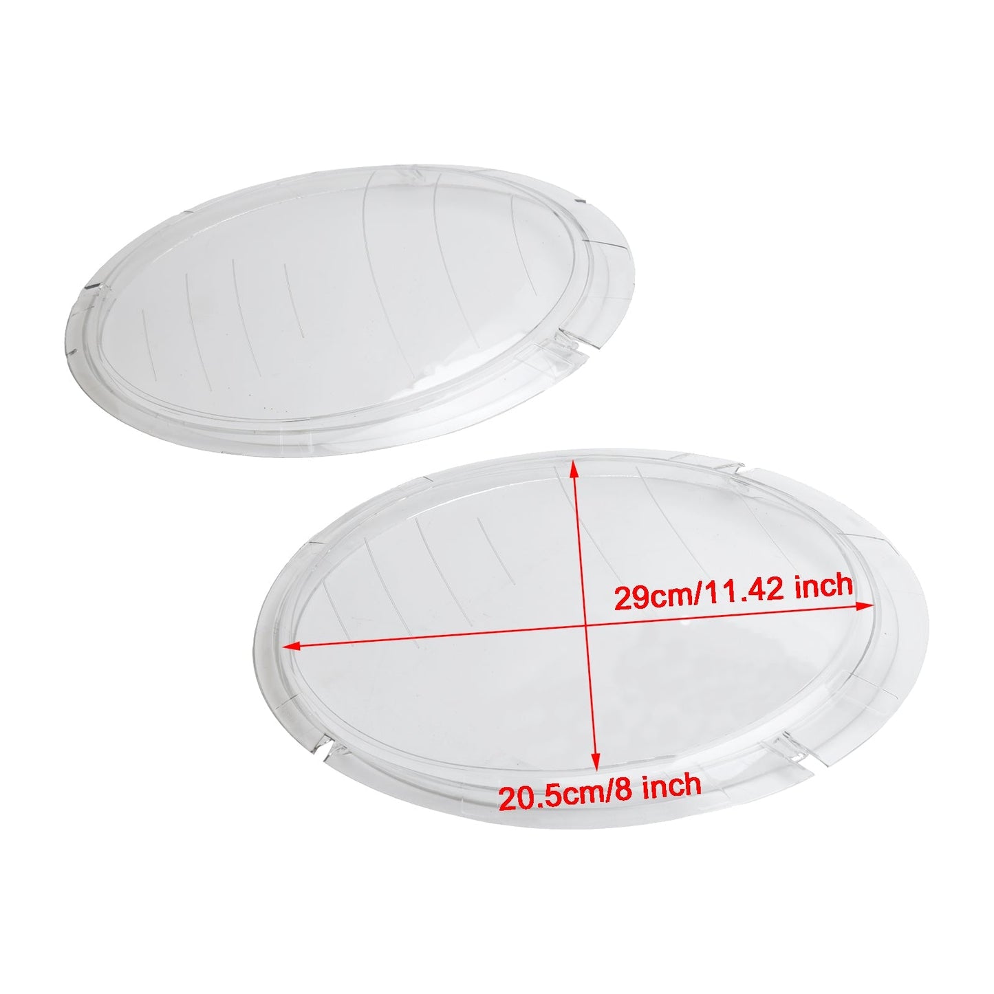 Mini Cooper R50 R53 Left +Right Headlight Lens Plastic Cover Shell 63126911701 63126911702