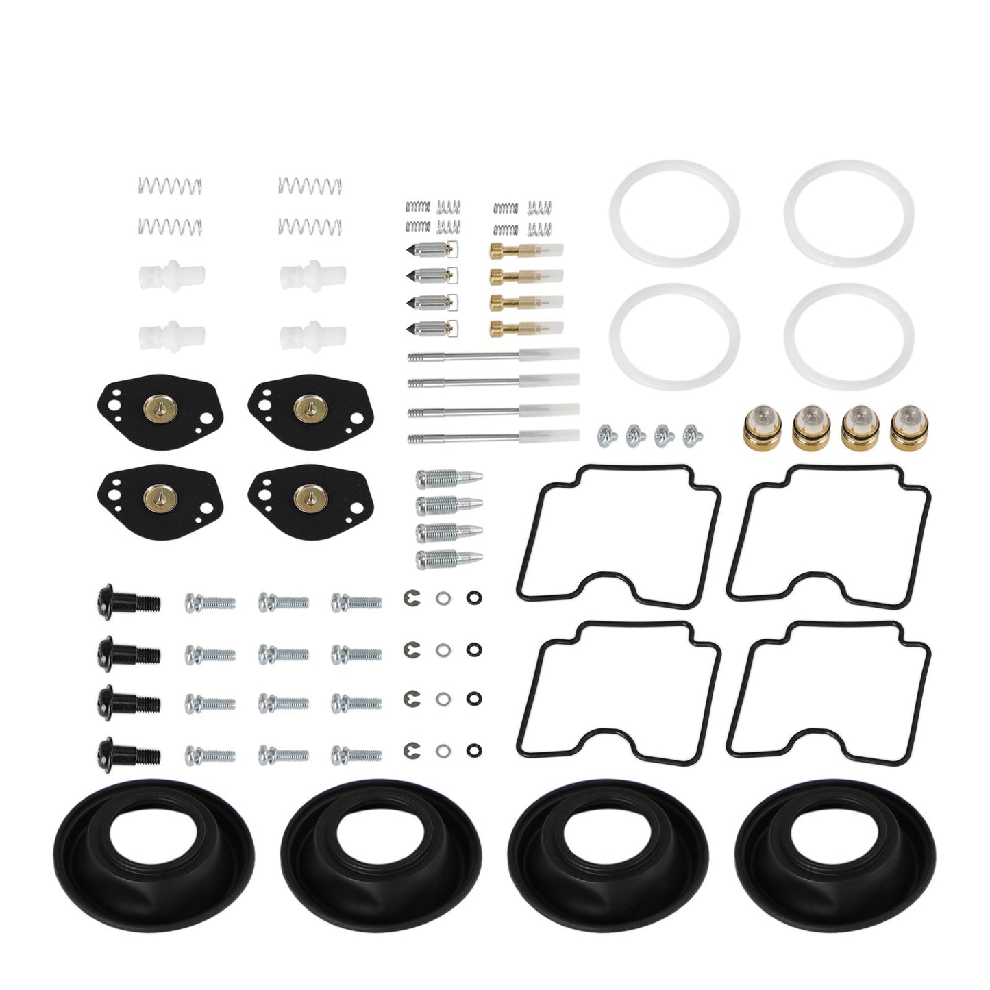 4X Carburetor Rebuild Repair Kit fit for Suzuki DRZ400 DRZ400E DRZ400S DRZ400SM