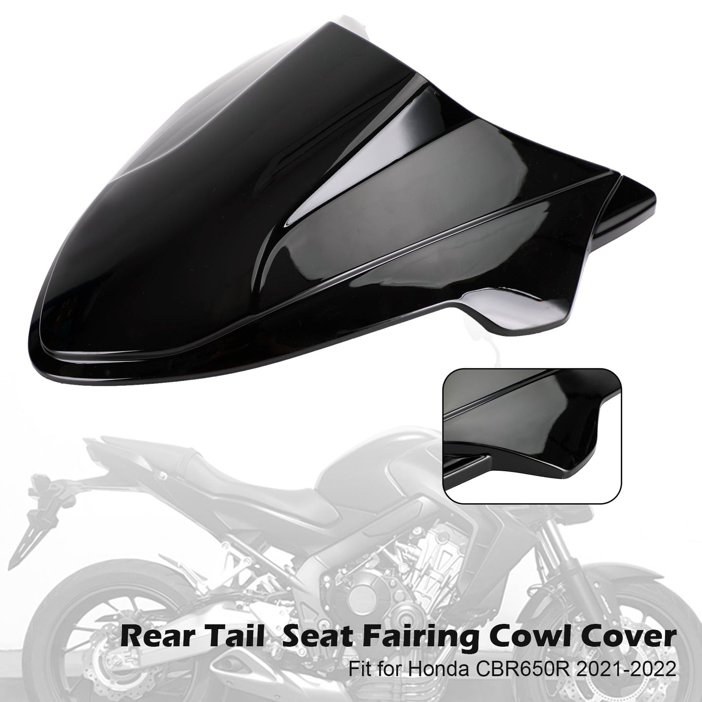 Rear Tail Seat Fairing Cowl Cover for Honda CB650R 2021-2022