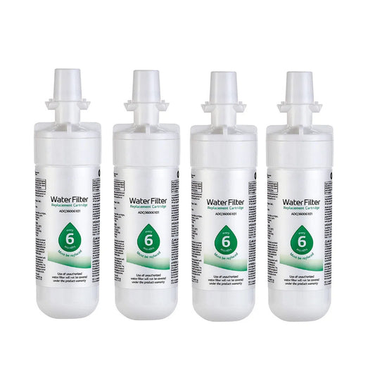 4Pack LG LT700P RefrigeratorsWater Filter Replacement ADQ36006101