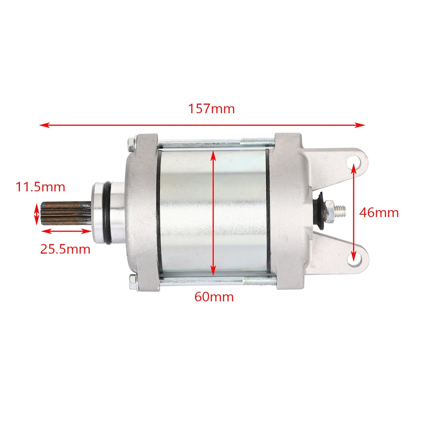 Kawasaki ER250 Z250 13-14 KLE300 Versys-X 300 17-20 EX300 Ninja 300 13-17 Starter Engine Starting 9-Spline Champoo