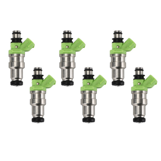 1989-1992 Toyota Cressida 3.0L 6PCS Fuel Injectors 23250-70080 2320970080 Champoo