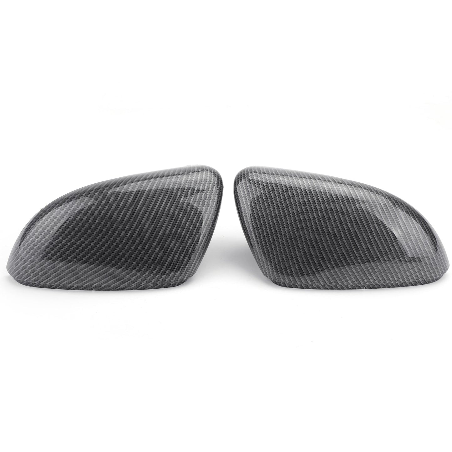 2010-2013 VW Golf MK6 Carbon Pair Side Mirror Cover Cap Replacement 5K0857537