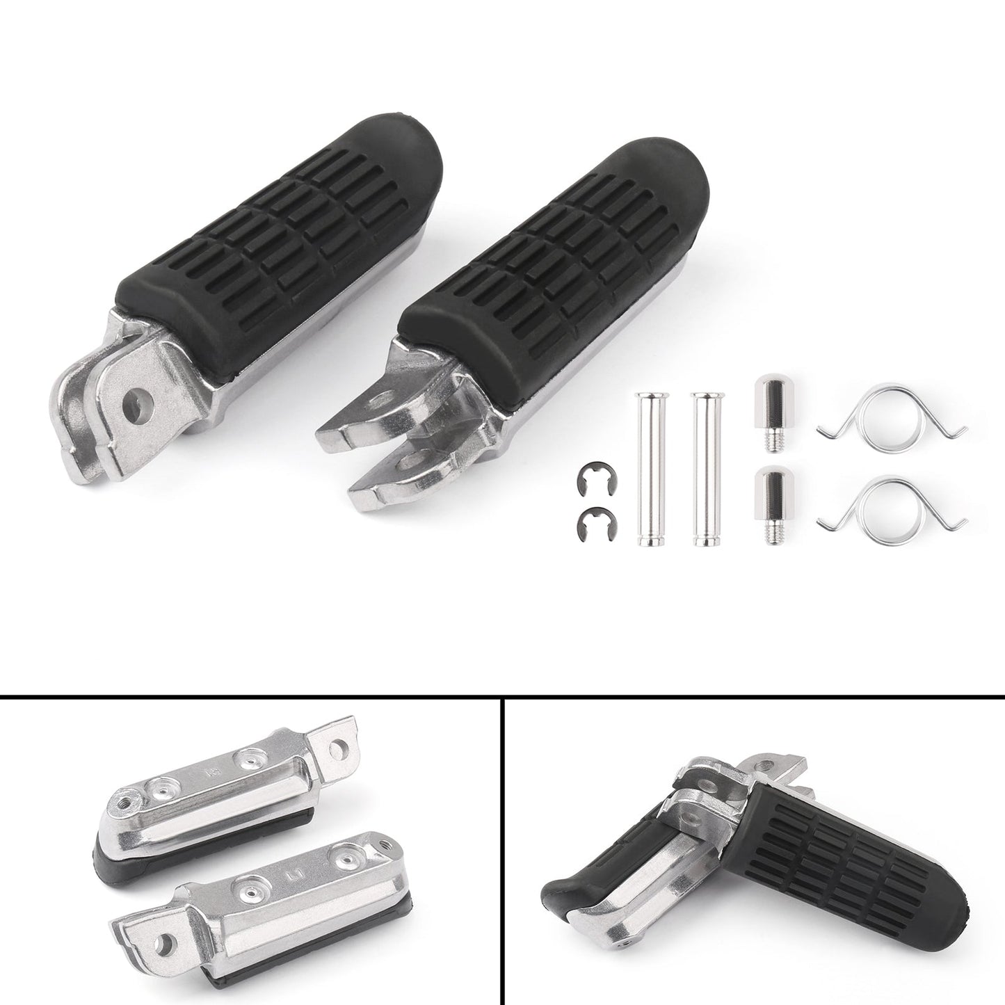 Footrest Foot Pegs Front Fit For Honda VTR1000F 97-06 VFR800 98-09 CBR900 92-93 CB500S 98-02 NT650 Bros 88-92