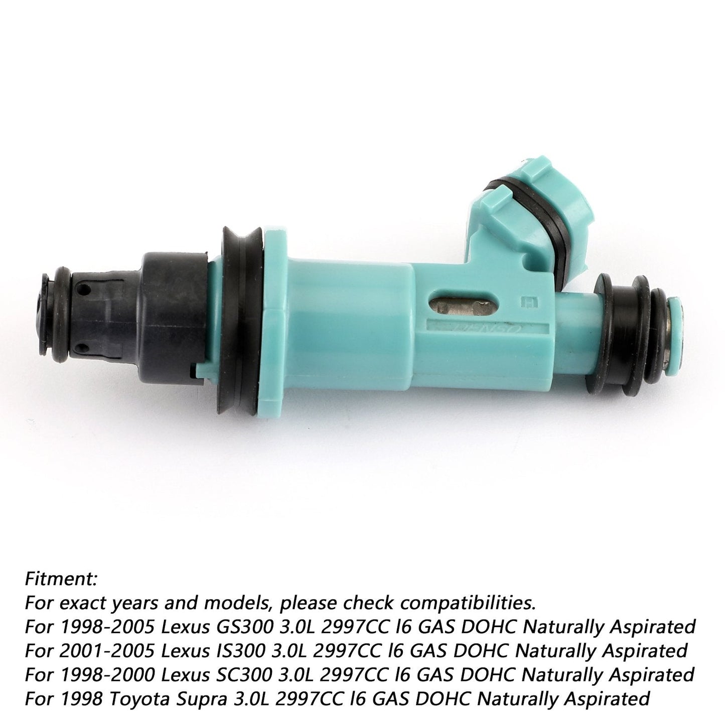 842-12268 23209-46090 2320946090 2325046090 1x Fuel Injector 23250-46090 For Toyota Supra Lexus GS300 SC300 IS300 3.0L Champoo