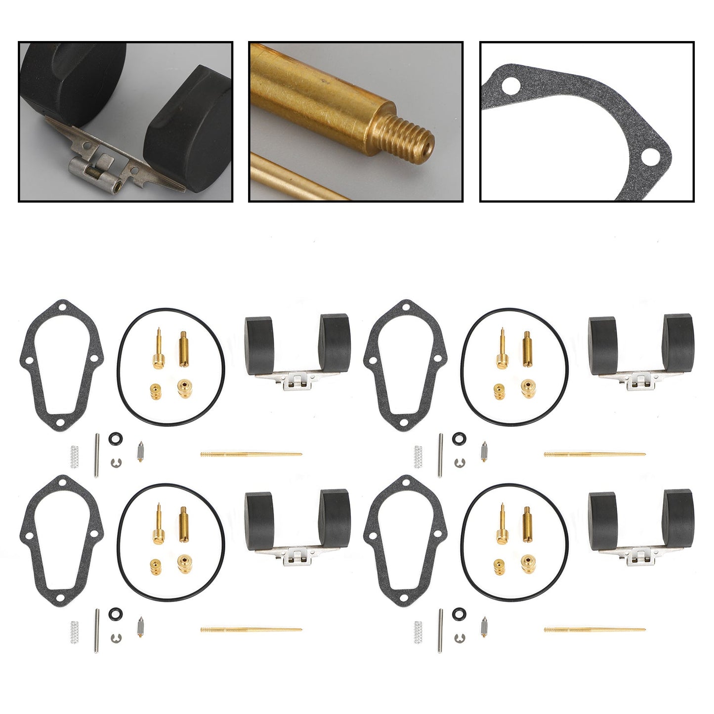 4X Carburetor Carb Repair Kit fit for Honda XL250 Motosport 250 1972-1975