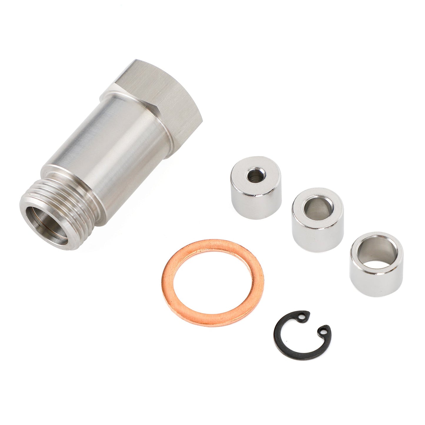 45MM M18X1.5 O2 Spacers Adapter Kit Universal Exhaust Oxygen Extender Spacer W/Gasket