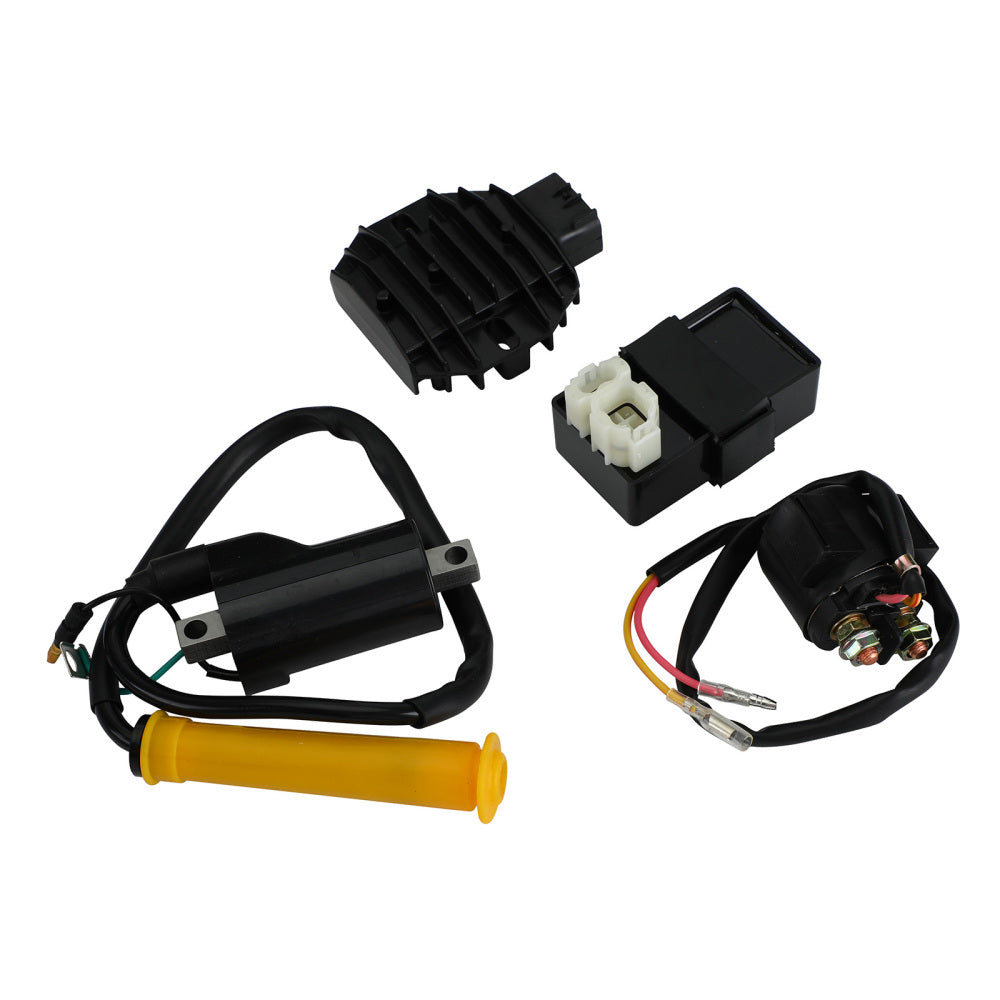 Spark Plug CDI Ignition Coil Starter Relay Rectifier for Honda Sportrax TRX400EX