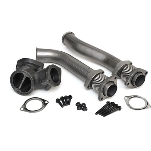 Exhaust Downpipe For 1999.5-2003 Ford 7.3L Turbo Powerstroke Diesel Exhaust Up Pipe Gaskets Kits