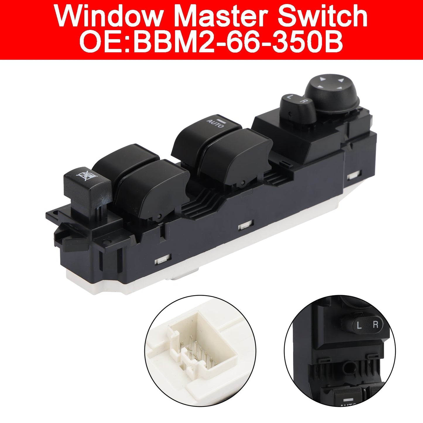 2010-2013 MAZDA 3 Electric Power Window Master Switch BBM2-66-350B