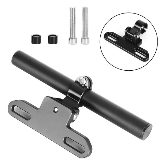 Gps Extension Bracket Phone Bracket 22Mm Universal For Motocycle Motorbike Silver