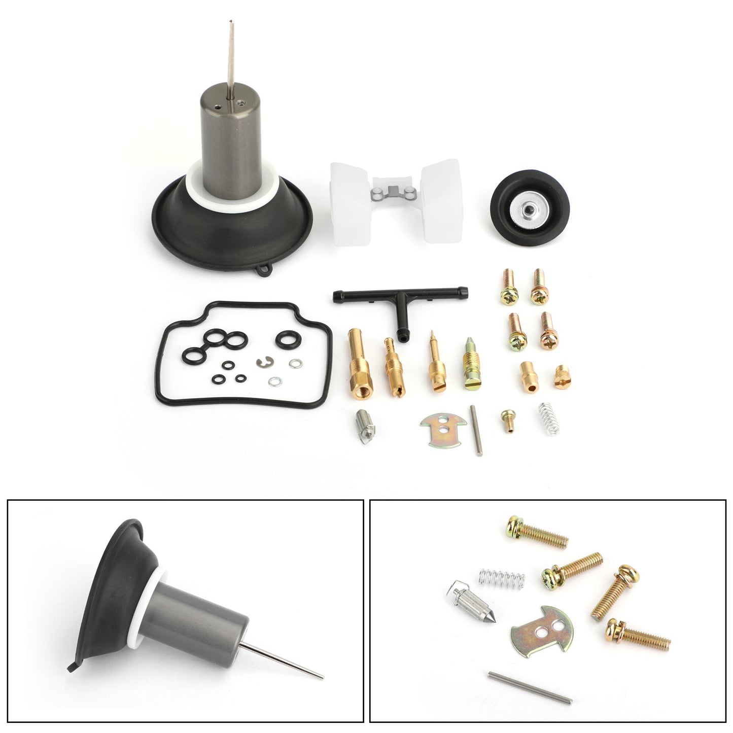 Carburetor Rebuild Kit Plunger Carburetor Repair Rebuild Kit Fit For Go Kart Scooter GY6 125CC ATV