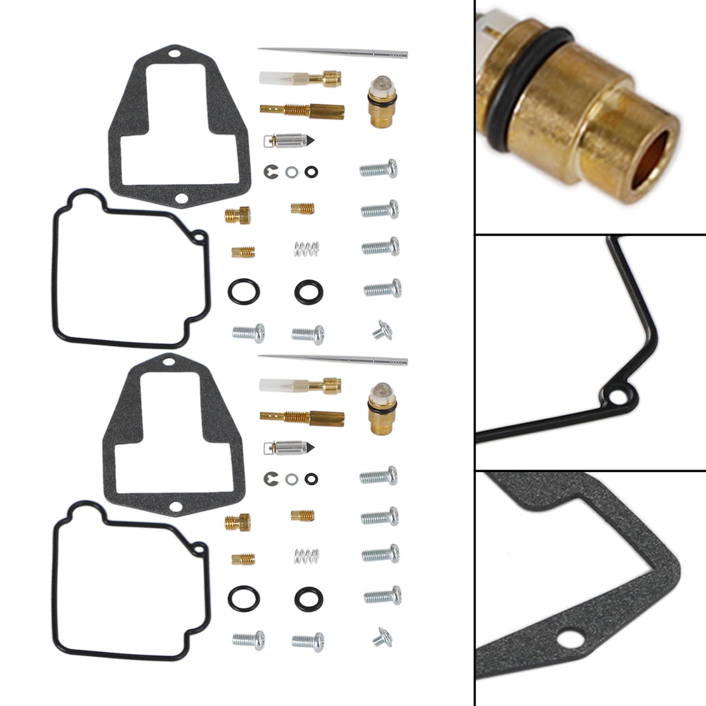 2X Carburetor Rebuild Repair Kit fit for Suzuki DRZ250 DR-Z250 2001-2007