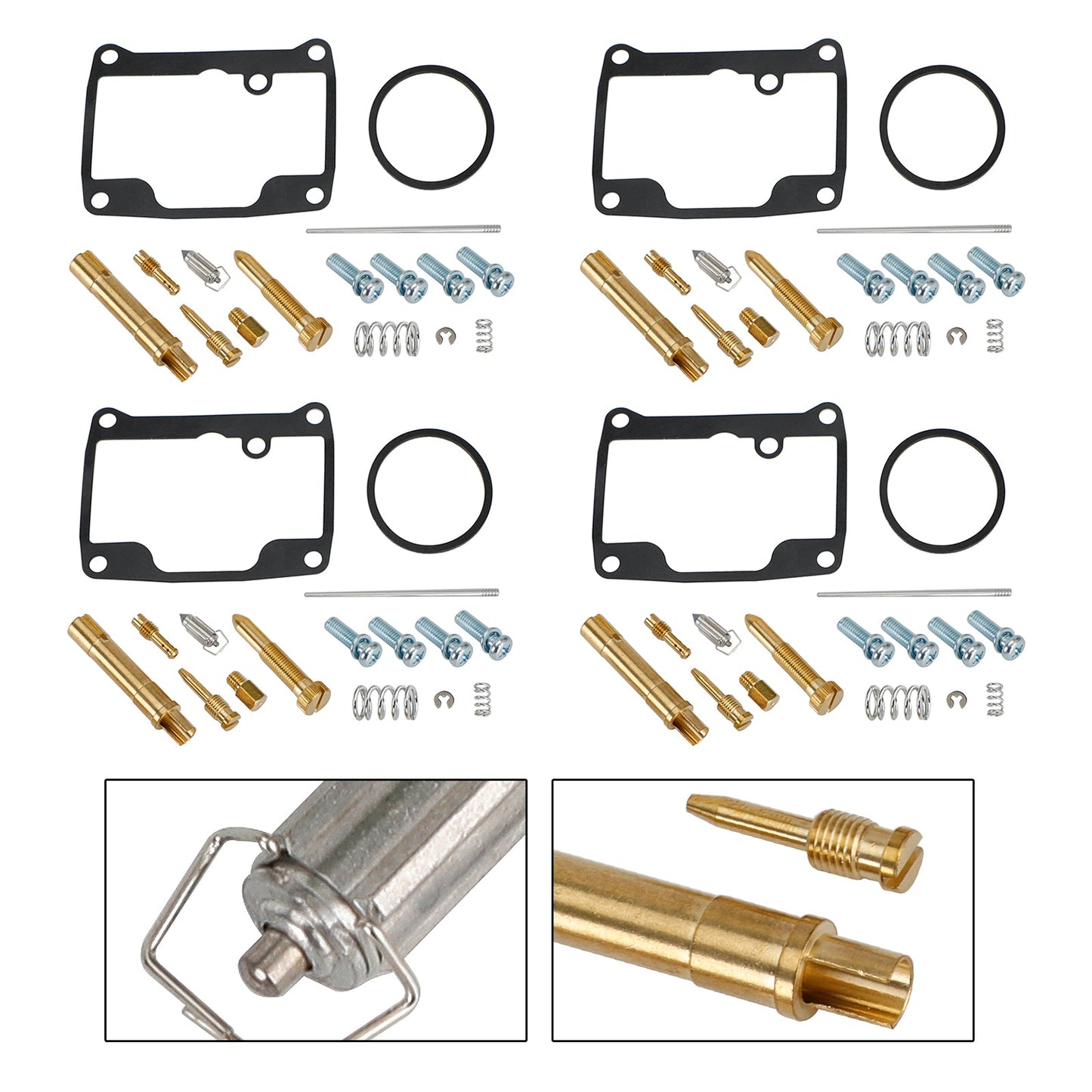 4X Carburetor Rebuild Repair Kit fit for MIKUNI VM34-619 Russian Mechanics RMZ-640