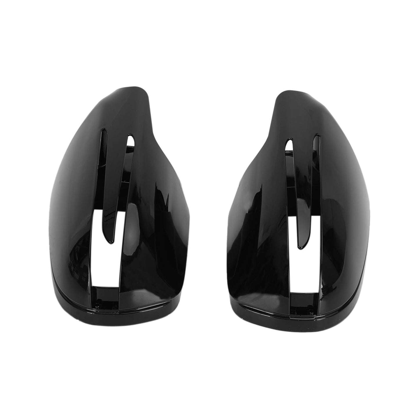 09-10 BENZ E-Coupe W207/C207 Pre-Facelift Pair Rearview Mirror Cover Gloss Black 1718100364 1718100564