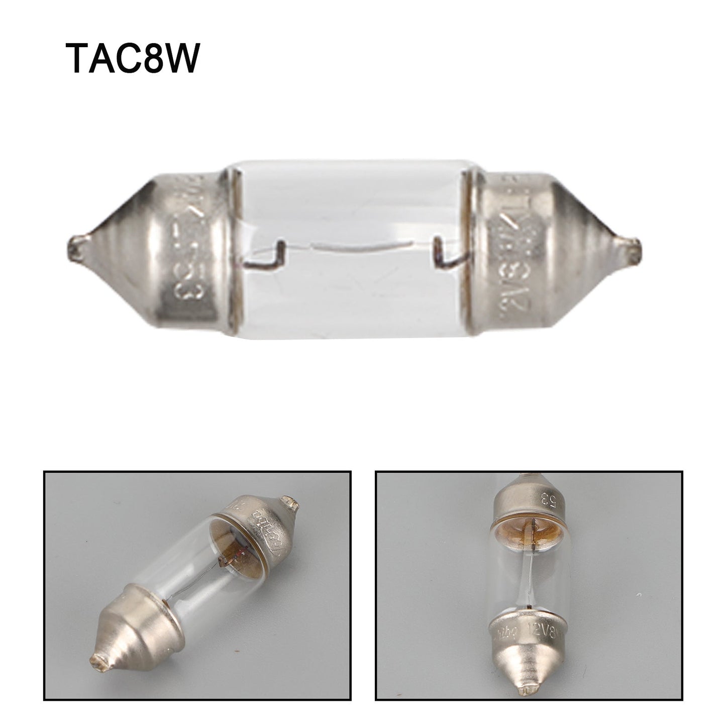 TOSHIBA TAC8W Car Auxiliary Bulbs 31MM C8W 12V8W Festoon Lamp