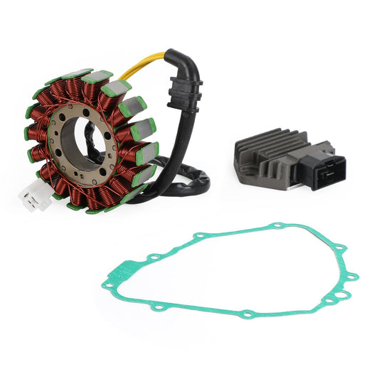 Magneto Coil Stator+Voltage Rectifier+Gasket For Honda CBF600 N/S PC38 04-06 Champoo Fedex Express Shipping